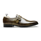 YANNICK - Chaussures Homme Monk (Boucles) KAKI