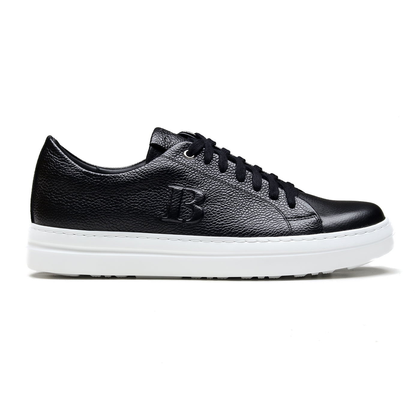 XIMON - Chaussures homme Sneaker Grainé Noir