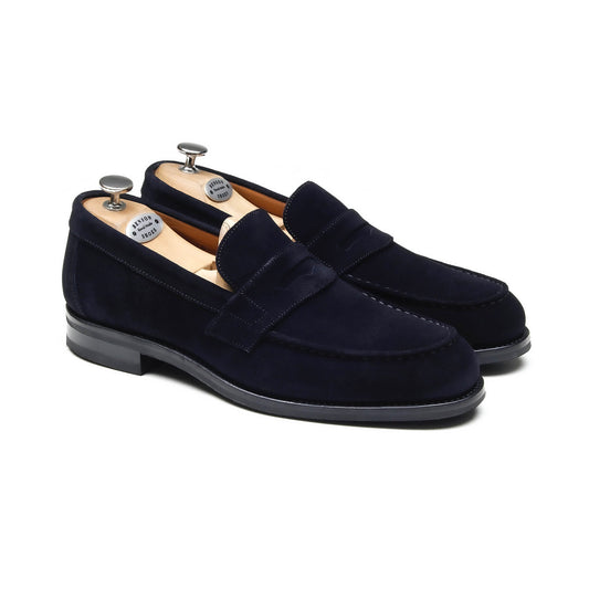 ALVIN - Chaussures homme Loafer (Mocassin) daim bleu