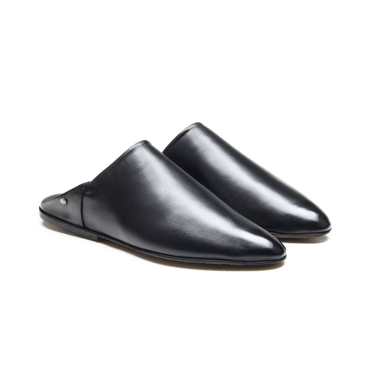 BELGHA - Chaussures homme Babouche noir